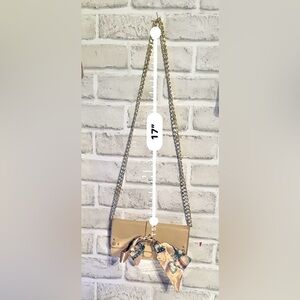 WOC Chloe long wallet Paddingon beige leather Authentic Preloved